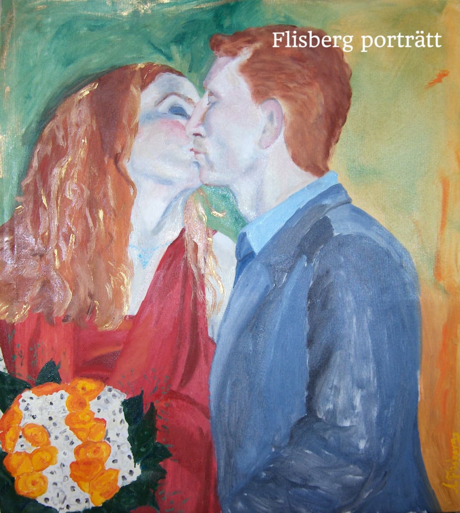 Bröllopsporträtt flisbergporträtt